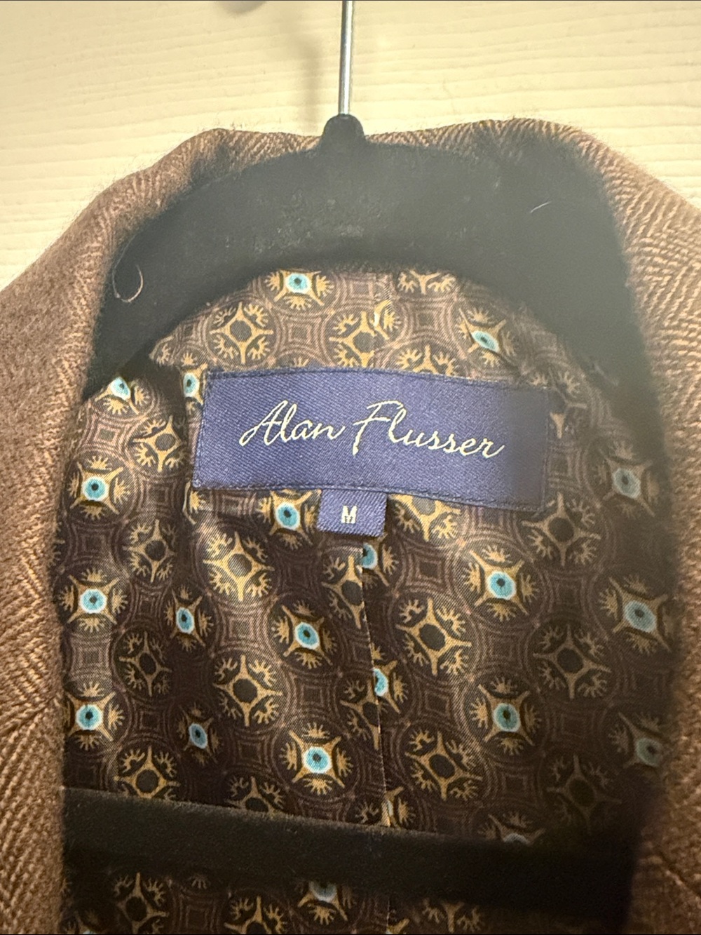 Alan Flusser Brown Men's Sport Coat Size Medium - Picture 2 of 7